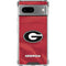 University of Georgia Red Jersey Google Pixel 8 Clear Case